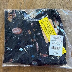 Angel Dear Space-Themed Zipper Romper